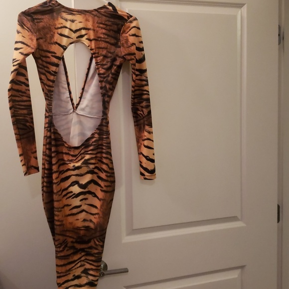 The DollHouse Factory Leopard Dress (size small) - Picture 4 of 4